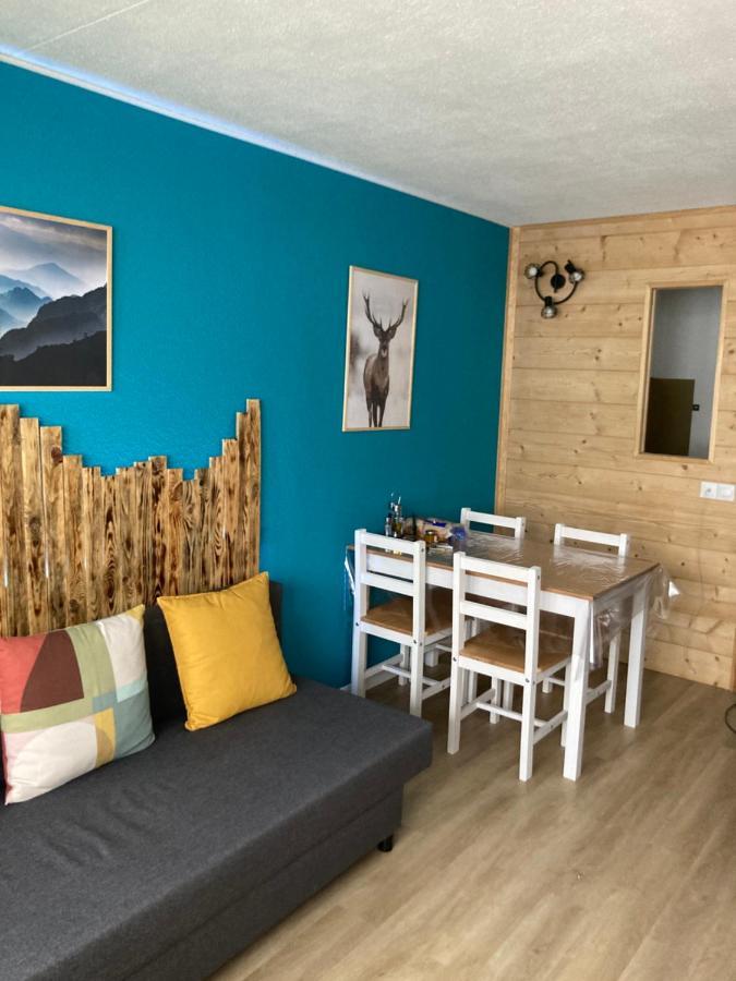 Studio mongie aux pieds des pistes avec balcon La Mongie Extérieur photo